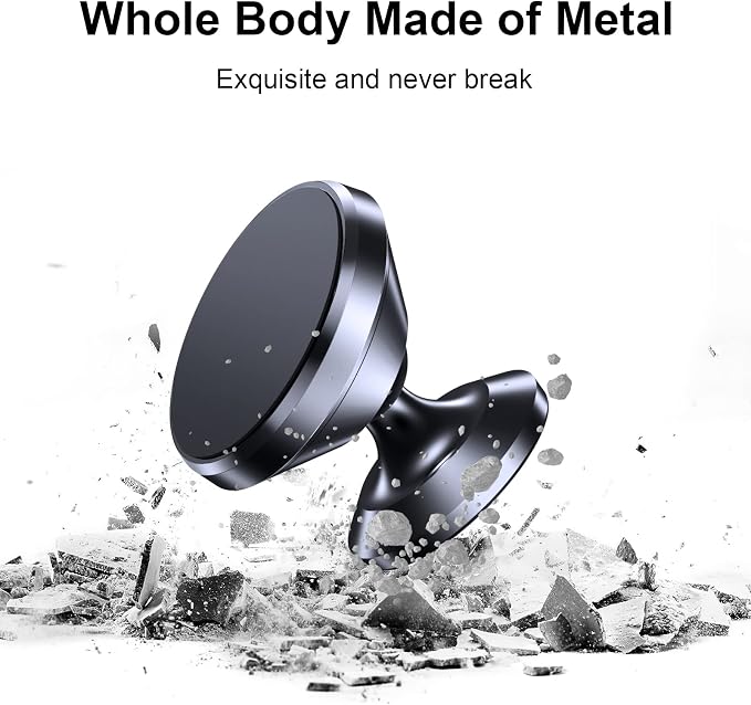 【2 Packs Magnetic Phone Holder for Car【Strong Magnet】 Phone Holders for Your Car Phone Holder Mount【4 Metal Plate】 Universal Car Accessories for Women Men for iPhone Samsung Speakerphones