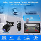 9 Inch Android Car Stereo Double Din, Wireless CarPlay & Android Auto, Universal Touch Screen Car Stereo with WiFi 6, Bluetooth, GPS, Backup Camera, 4+64GB, FM/AM Radio