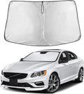 Windshield Sunshade Compatible for Volvo S60 2011-2016 2017 2018, Sun Visor for Front Windshield & Window Sun Shade Cover, UV Heat Blocker & Protector, Car Accessories