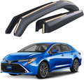 Goodyear Shatterproof in-Channel Window Deflectors for Toyota Corolla 2020-2026 Sedan, Rain Guards, Window Visors for Cars, Vent Deflector, Car Accessories, 4 pcs - GY008423