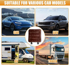 Car Seat Cushion, Breathable Soft Auto Front Seats Protector Pad for Comfortable Driving, Warm Vehicle Interior Driver Seat Non-Slip Decorative Accessory for Most Cars(Brown)
