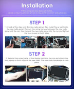 4G+64G Android 15 Car Stereo for Toyota Yaris Vios 2007-2014, 10.1" IPS Touch Screen Radio with Wireless Carplay Android Auto GPS Navigation/32 EQ/Bluetooth 5.0/5Ghz WiFi/AHD Backup Camera/SWC
