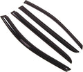 WD2-238 Dark Smoke 4 Pcs Set Window Visor (Outside Mount) Deflector Rain Guard Compatible with 2005-2010 Honda Odyssey