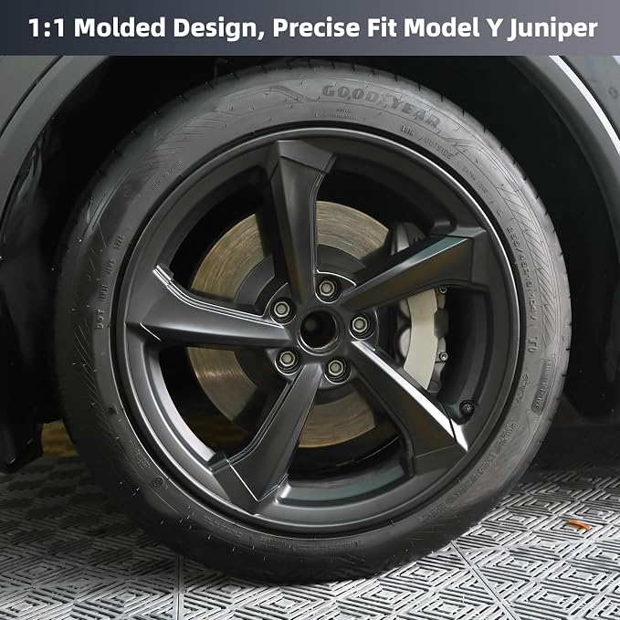 19 in Rim Protector for Model Y Juniper 19" Crossflow Wheel Cover All-in-one Car Tire Trim Ring Rim Case Hubcap for Tesla ModelY 2025 2026 Juniper Accessories