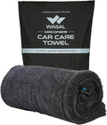 Wasal Car Drying Towel, 24" x 36" XL | 1300 GSM Microfiber, Edgeless Twisted Loop Design, 70/30 Blend, Super-Fast Drying, Streak Free