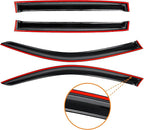 Window Rain Guard for Honda HRV 2023 2024 2025 2026 Outside Tape-On Shatterproof Sun Smoke Guard Vent Visor Side Window Wind Deflectors Accessories for Honda HR-V 2023 2024 2025 2026