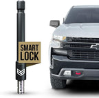 Truck Antenna for Chevy Silverado & GMC Sierra Accessories - Anti Theft - Carwash Safe - Short Replacement Antenna (5 Inch SmartGuard)