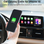 Car Carplay Cable for iPhone 17 16 15 Charger Cord,4 Pack 6FT USB A to USB C Cable for iPhone 17 Pro Max/16 Pro/15 Plus Charger,USB C Car Charger for Apple 17 Air/16 Pro Max/16e/15-Colored