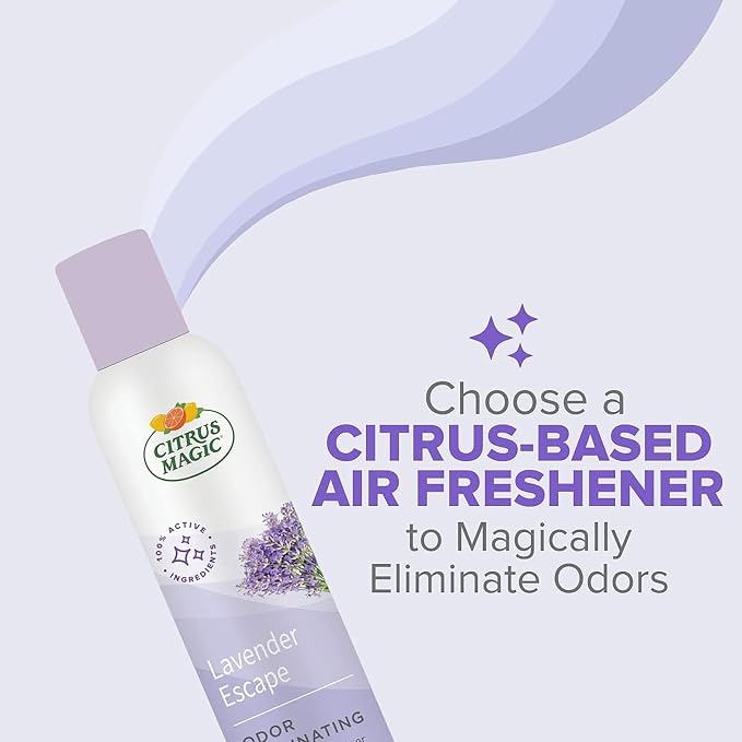 Odor Eliminating Air Freshener Spray, Lavender Escape, 3-Ounce, Pack of 3