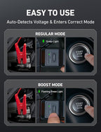 S8 Car Battery Jump Starter 1500A – Portable 12V Lithium Jump Box with 3 Mode Flashlight, Power Bank & Smart Jumper Cables - for 6.0L Gas and 3.0L Diesel Engines