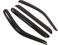 WD2-274 Dark Smoke 4 Pcs Set Window Visor (Outside Mount) Deflector Rain Guard Compatible with 2008-2012 Jeep Liberty