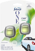 Car Vent Clip Air Freshener, Odor Eliminator for Up to 30 Days Freshness, 2 Clips (One Car Bamboo)