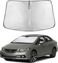 Windshield Sunshade Compatible for Honda Civic 2012–2013 2014 2015, Sun Visor for Front Windshield & Window Sunshade Cover, UV Heat Blocker & Protector, Car Accessories