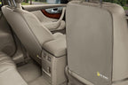 Luxury Clean-Edge Kick Mats - Seat Back Protectors and Seat Covers with Invisible Strap and Stiff Edging (2 Mats)