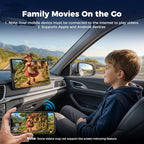 LAMTTO 11" Wireless CarPlay Screen with in-Cell Display - Dual-Band WiFi, OTA Updates & Mirror Link for iPhone & Android, A Thoughtful Gift for Family & New Drivers