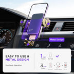 Wireless Car Charger,【7 Colored RGB Backlit】 15W Auto Clamping Phone Holders for Your Car for iPhone 16 15 14 13 12 Mini Pro Max 11 XR XS X, Samsung Galaxy S24 Ultra S23 S22 S21+ Note 20, etc - Gold