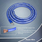 RBG3 True Spec 1/0 Gauge Wire Big 3 Amp Wiring Upgrade Kits for Car Audio Systems