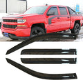 4pcs Original Shatterproof Window Wind Deflectors for 14-18 Silverado/Sierra 1500,15-19 2500/3500,19-24 4500,5500,6500,CV515 Crew,Rain Guards,Nice Looking Window Visors for Cars,Vent Deflector 94536