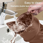 Car Trash Can, 2 Packs Mini Car Garbage Can, Collapsible Trash Bin | Pop-Up Trash Can for Car Front Back Seat, Portable Car Trash Bag Hanging for Vehicle SUV Rv Truck Accessories Interior, Brown