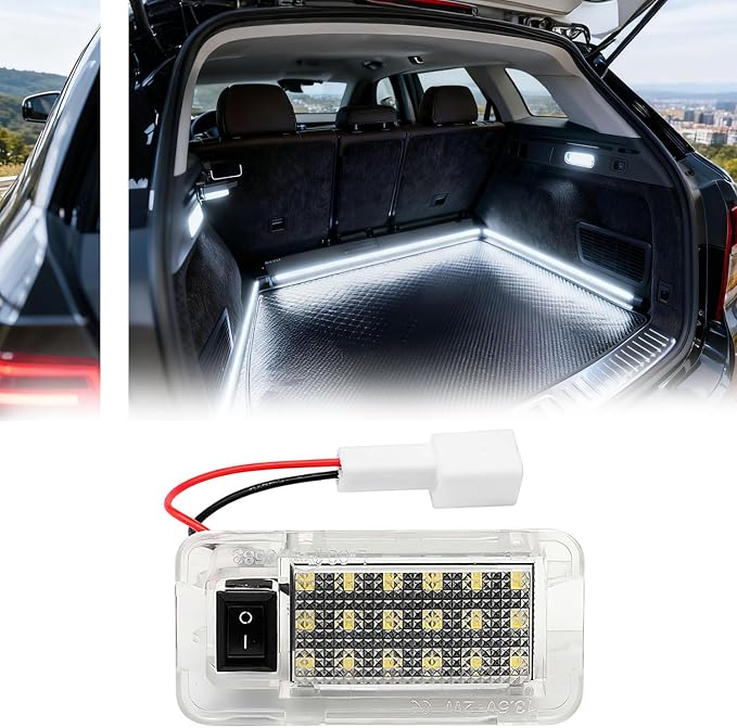 LED Luggage Compartment Light Fits for Toyota RAV4,Trunk Ceiling Lights Lamps,Decorative Atmosphere Lamp,Interior Replacement LED Lights Lamps,Car Accessories (for Toyota RAV4 2022-2025)