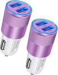 USB Car Charger, Automobile Lighter Adapter Dual Port Cigarette Cargador | 12v Cell Car Phone Charger for Samsung, iPhone, Google, Kindle, Double Port 3.4a Fast Charging Power Block