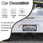 Christian License Plate Frames，Jesus Car Accessories for Women and Men ，Cute License Plate，Aluminum License Plate Frame Fits Standard US Vehicles Size 12.2 x 6 Inch (Black-Jesus)