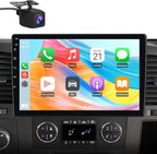 8 Core Car Radio Stereo for Chevy Chevrolet Silverado 2007-2013 with Wireless CarPlay Android Auto Bluetooth FM 4GB RAM 64GB ROM