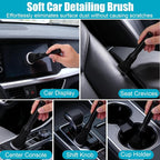Car Detailing Kit Interior,Car Cleaning Interior Cleaner Brush Kit Tool,Car Care Detail & Clean Supplies Accessories Kits,Suitable for Auto,SUV,Truck,Sedan,Dashboard,Panel,10 Pcs Tools Sets
