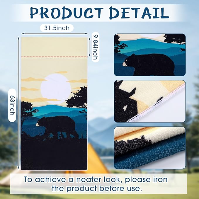 2 Pack Car Seat Towel Covers Athletic Running Towel Performance Microfiber Post Workout Sweat Washable Cover Non Slip for Seat Outdoor Sport (Shenandoah)