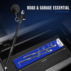 2-Pack Heavy Duty Dual Head Tire Pressure Gauge (10-150 PSI, 1-10 Bar) for Semi Trucks, RVs, Cars, Motorcycles - 12 Inch