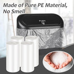 Mini Car Trash Can Bags for Auto Trash Bin, 120 Count Small Garbage Organizer Bags Tear-Resistant, Liner Refills (Vehicle Trash Can is not Included), White