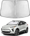 Windshield Sunshade Compatible for Chevrolet Bolt EUV 2022 2023 2024, Sun Visor for Front Windshield & Window Sun Shade Cover, UV Heat Blocker & Protector, Car Accessories