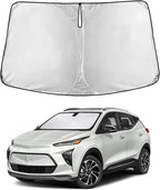 Windshield Sunshade Compatible for Chevrolet Bolt EUV 2022 2023 2024, Sun Visor for Front Windshield & Window Sun Shade Cover, UV Heat Blocker & Protector, Car Accessories