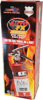 DOT ANSI OSHA Roadside Safety Kit – Includes US-Made 1A:10BC Fire Extinguisher, LED Flares, Hi-Vis Gear – for Fleet Vehicles, Construction Crews & Commercial Drivers Needing Night Visibility