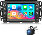 Car Stereo Radio for Chevy Silverado 2007 2008 2009 2010 2011 2012 2013, Chevy Silverado 1500 GMC Sierra Radio for Android 15 Carplay Android Auto with Backup Camera