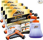 2-in-1 Foam Cannon Kit - Car Wash & Detail Cleaning Kit for Power Washers, Garden Hoses, Foam Applicator & Adaptor, Gifts for Men (Pack of 4)