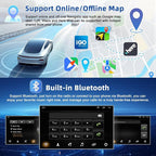 Android 14 Car Stereo for Chevrolet Express 1500 2500 2003-2006 with Wireless CarPlay Android Auto, 7" Touchscreen Double Din Car Radio Support Bluetooth GPS WiFi SWC FM SWC Mirror Link Backup Camera