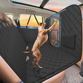 Back Seat Extender for Dogs-Large Space, Hard Bottom High Barrier Dog Car Seat Cover for Back Seat Hold 420lb, Backseat Protector Pet Bed, Waterproof Dog Hammock for Car SUV and Trucks