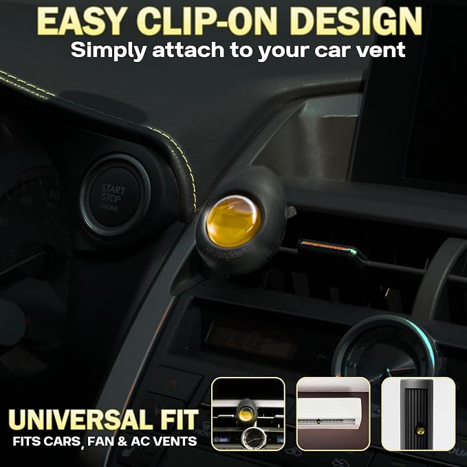 Car Air Freshener Vent Clip 3 Ct (2 Pack), Hawaii Mahalo Scent | Long-Lasting Car Odor Eliminator, Easy Clip-On, Up to 180 Days Freshness for Cars, Trucks, and SUVs, 4 mL Each
