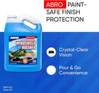 Windshield Washer Fluid Ready to Use Formula - 1 Gallon, Pre-Mixed, Streak-Free Cleanliness, 2-In-1 Removes Bugs & Tar