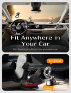 Suction Phone Mount【2026 Auto Vacuum 3.0】, 360 Adjustable Magnetic Phone Holder for Car Dashboard Universal Magsafe Accessories Gifts for Men Women for iPhone 17 Pro Max Air 16 15 14 13 12