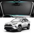 Car Windshield Sun Shade Compatible with Toyota 2019-2025 RAV4,Oxford Cloth Car Sun Shade with Storage Bag,Foldable Suns Shades for Cars Windshield Reduces Interior Temperature