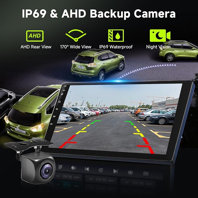 8Core 6GB+128GB Android 15 Radio for Toyota Matrix 2009-2014 Car Stereo with 9 Inch 1280x720 IPS Touchscreen,Wireless Carplay/Android Auto GPS DSP 46EQ 5.0Bluetooth WiFi FM/RDS SWC Camera