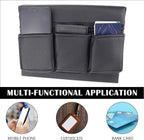 Universal Car Door Side Storage Pocket - Black Leather Window Armrest Organizer Bag with Extra Storage Space for Vehicle Interior Accessories