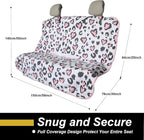 Car Seat Cover Protector Front Seats,for Gym Workout,Running,Swimming,Beach and Hiking,Waterproof Sweat Towel Bucket Seat Covers for Trucks SUV Jeep (Leopard Print)