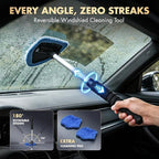 29PCS Car Cleaning Kit Interior Detailing for Men Women（Blue） | 17000PA High Power Handheld Cordless Car Vacuum Rechargeable, Detailing Brush Set, Windshield Cleaner Tool, Tire Brush