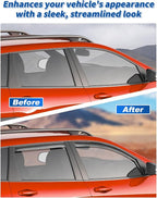 in-Channel Rain Guards Fit for Jeep Cherokee 2014-2023 Window Rain Guard Extra Durable Window Deflectors Window Vent Visors Vent Shades Exterior Car Accessories