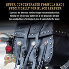 Leather Black Care -Premium Quality All In One Leather Cleaner, Conditioner, Waterproofer & Protectant - For your Car, Bike, Horse Tack, Home Decor and Other Leather Needs 32oz Bottle