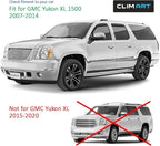 in-Channel Incredibly Durable Rain Guards for GMC Yukon XL 1500 2007-2014, Original Window Deflectors, Vent Window Visors, Vent Deflector, 4 pcs. - 607181