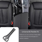 Car Seat Gap Filler Organizer 2-Pack - Universal Fit Seat Gap Plug Blocker, Drop-Proof Console Catcher for Phones, Keys & Cards, Interior Auto Accessories for Cars, Trucks & SUVs